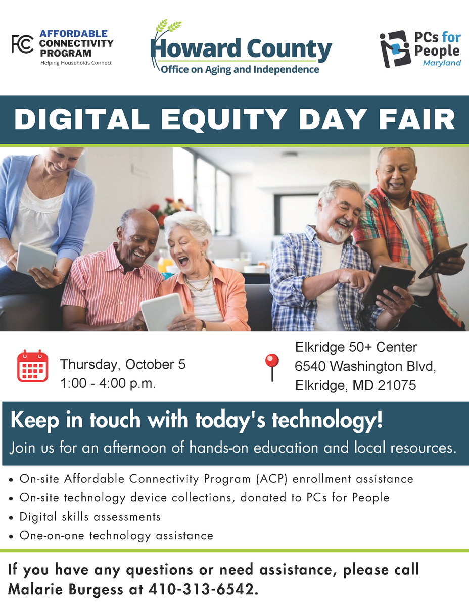 Digital Inclusion & Senior Howard County